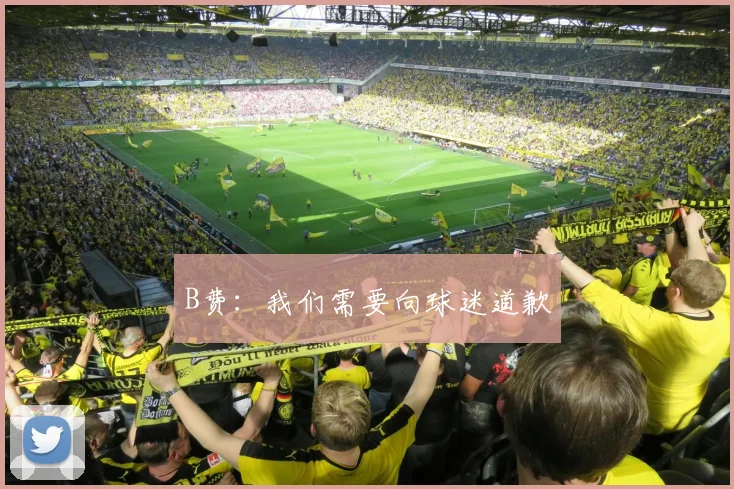 B费：我们需要向球迷道歉